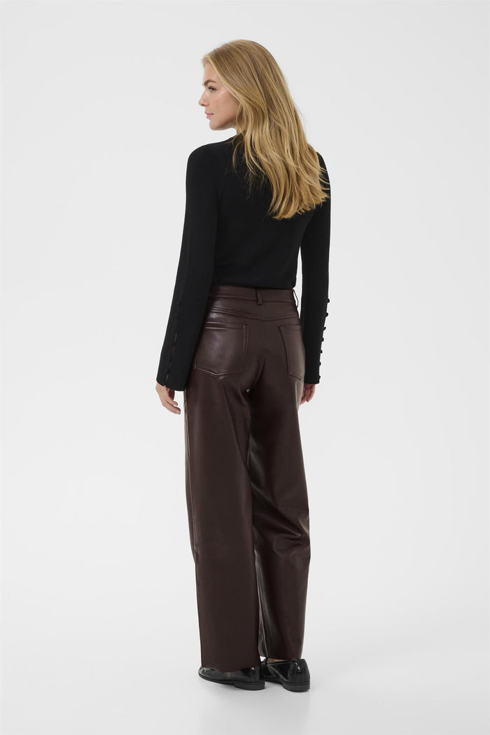 KAmikka PU Jeans Black Coffee