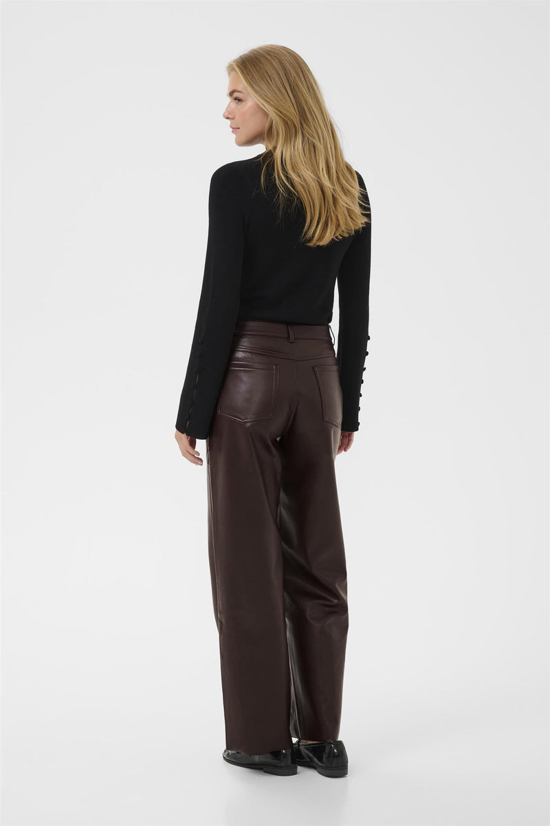 KAmikka PU Jeans Black Coffee
