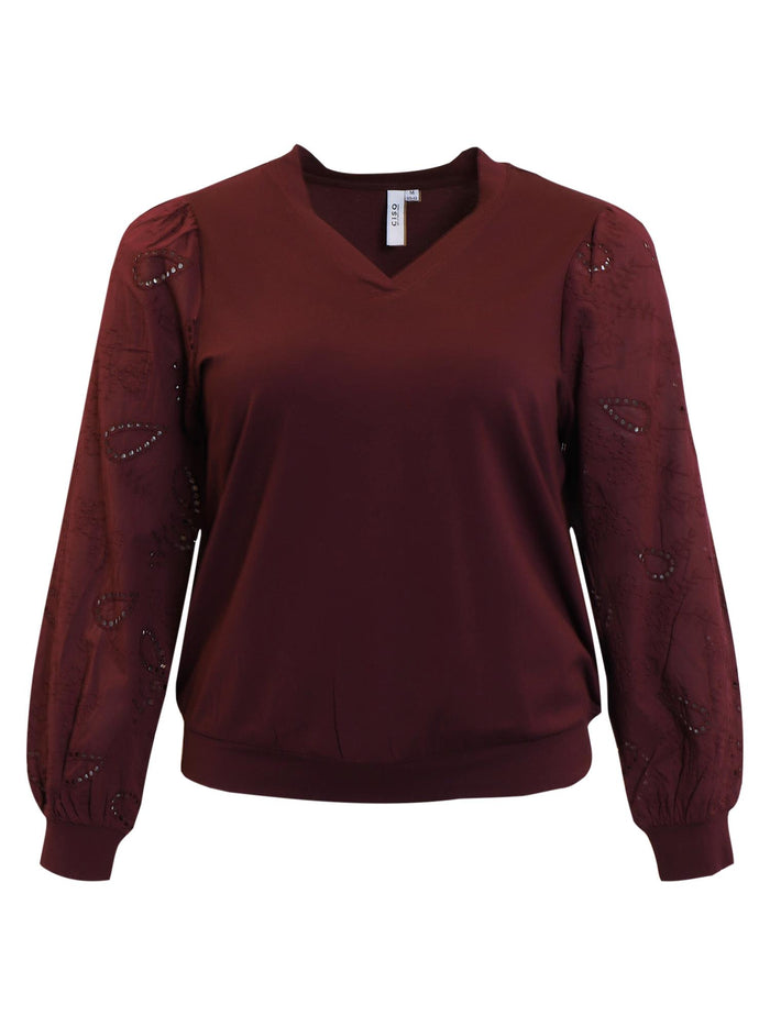 Bluse Amalie Bordeaux
