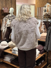 Lux Fur Vest Fango