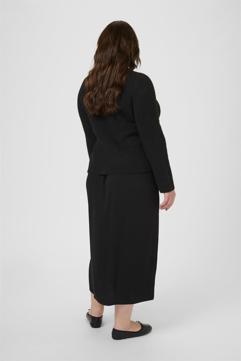 KCmaia Knit Cardigan Black Deep