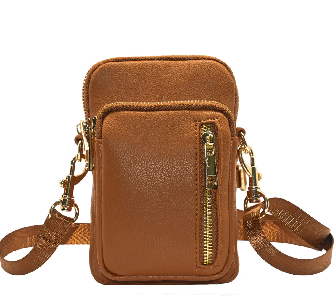 IDA mobilbag - Cognac