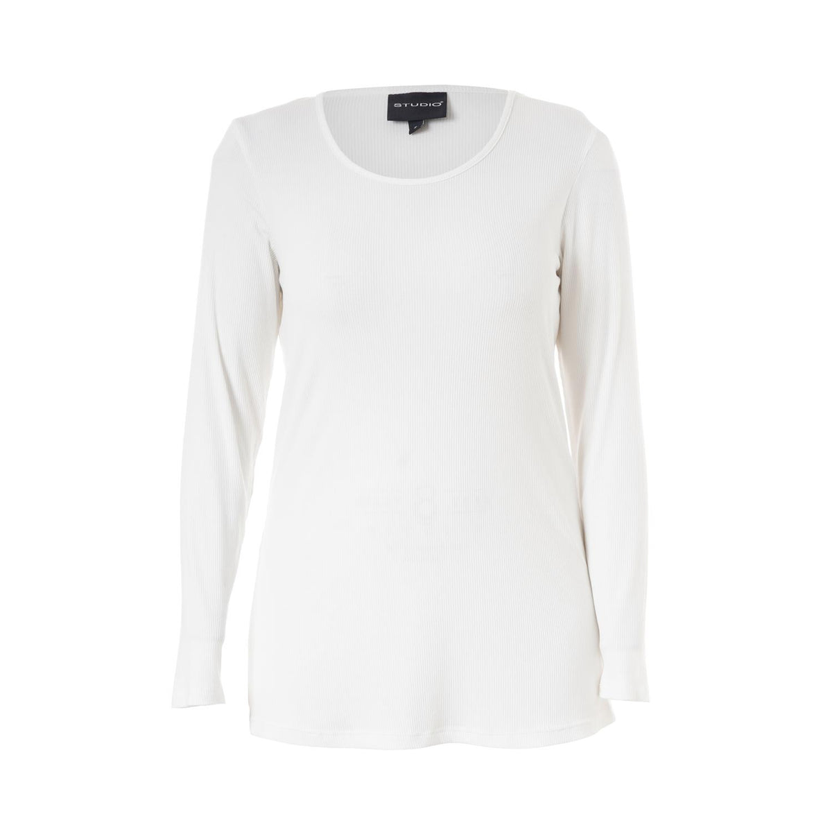 SFlo rib blouse White