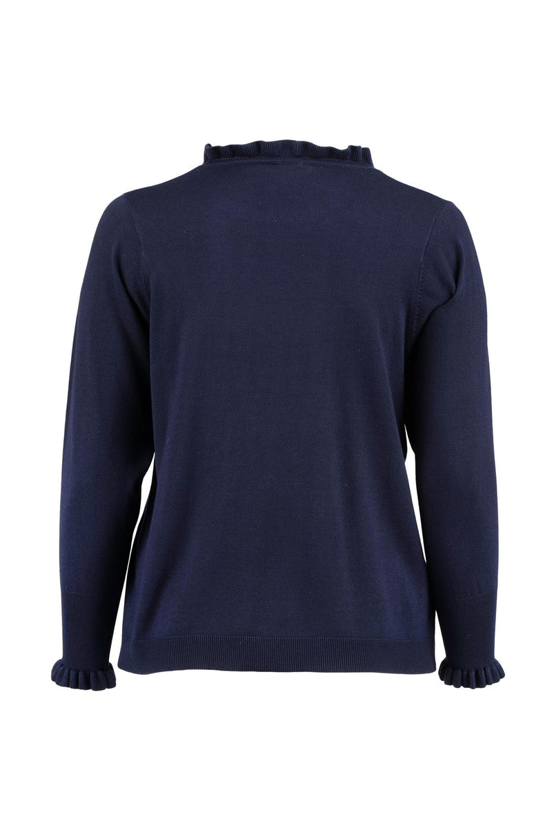 Snaila Knit Blouse Navy