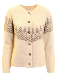 Cardigan Jaquard - Sand Melange