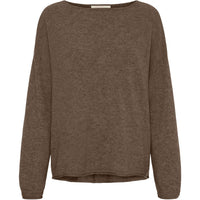Genser 100% Cashmere, Brown Melange