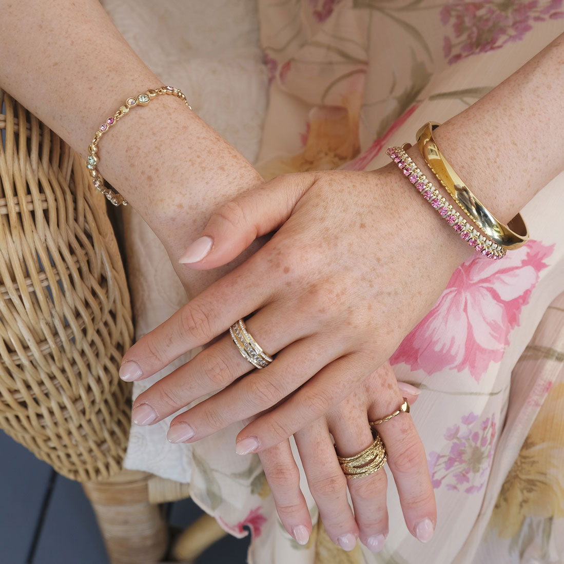 Armbånd, Friendship, pink