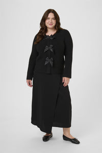 KCmaia Knit Cardigan Black Deep