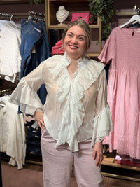 Frill Blouse Offwhite