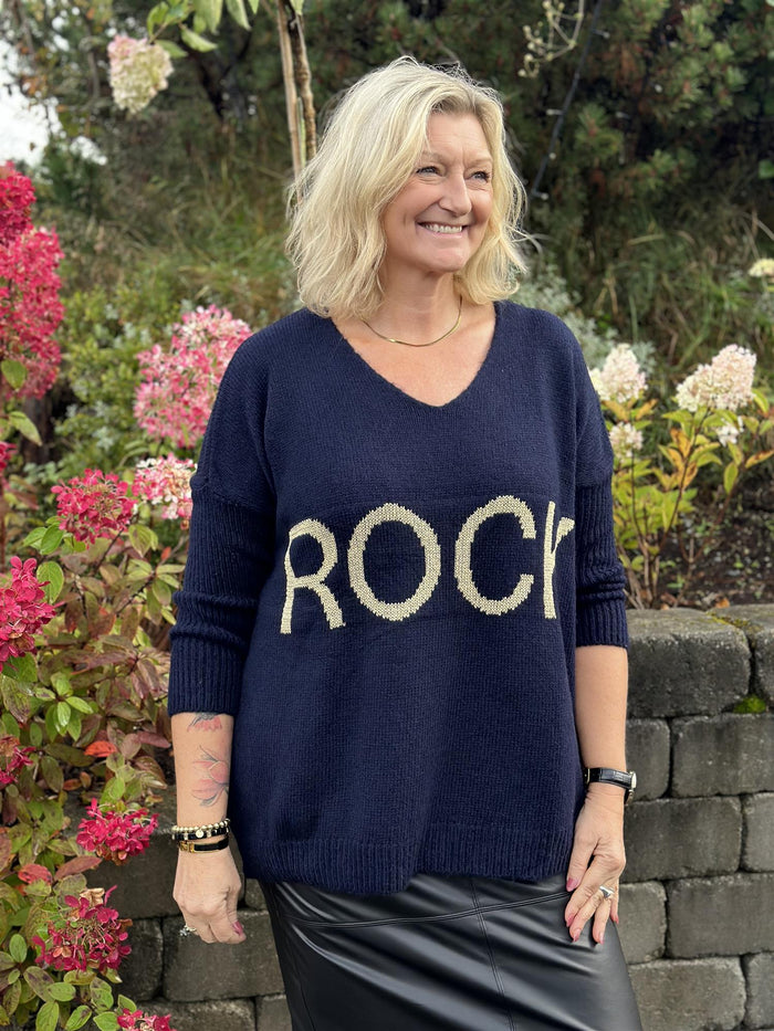 Rock genser Navy