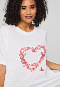 SBella T-Shirt with print Red