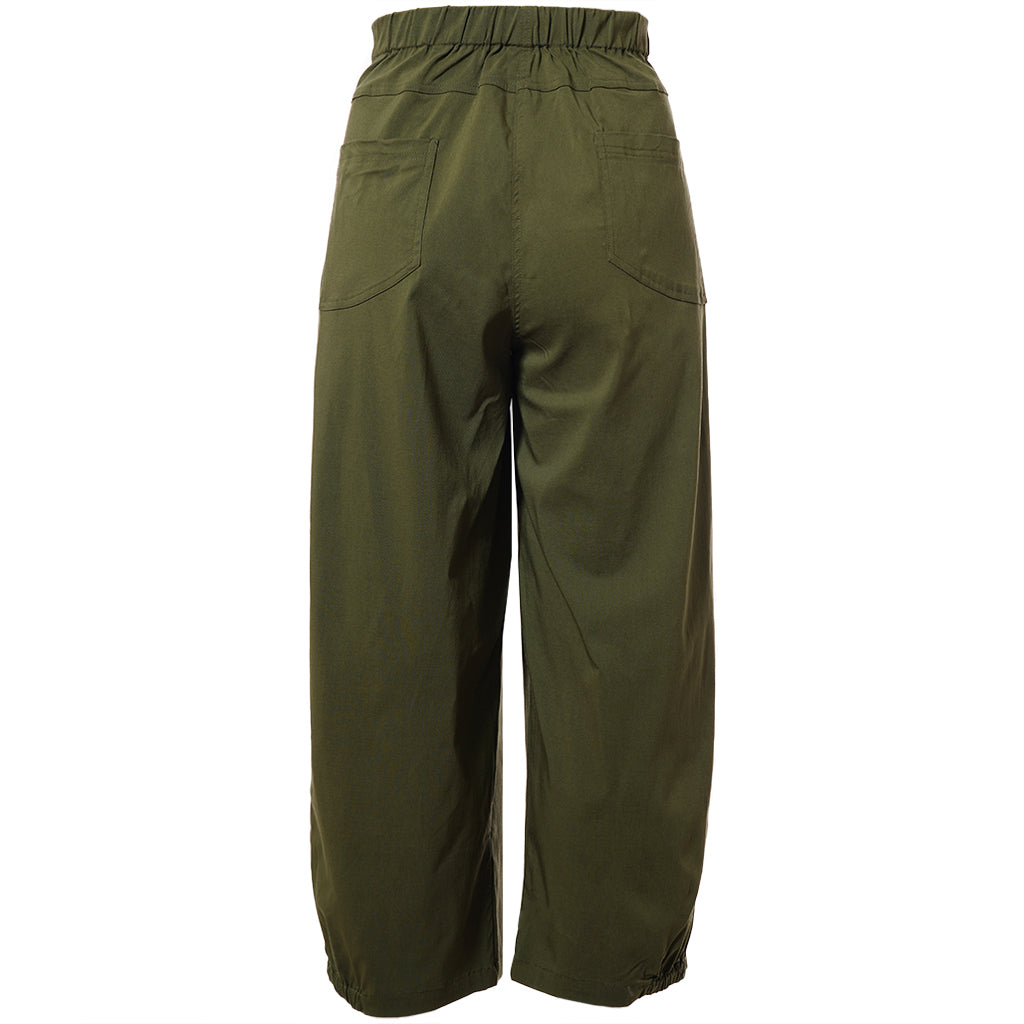 Clara Baggy Pant Oliven