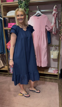 Fie Dress Navy