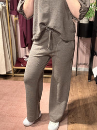 Pants W. pockets & string Earth Melange