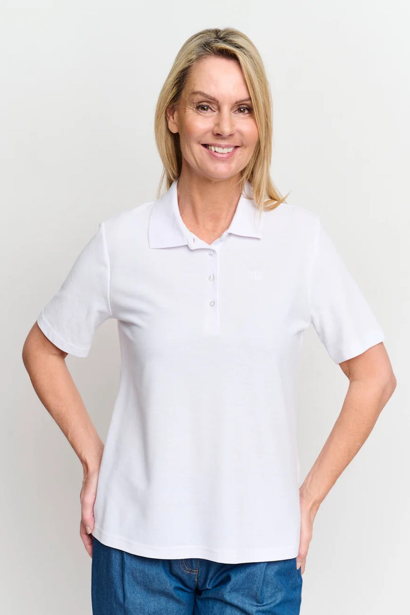 Polo T-skjorte White