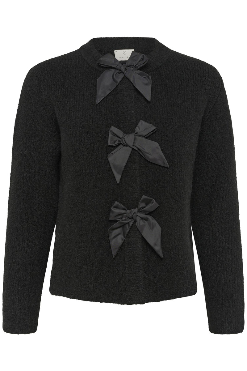 KAmay Knit Cardigan Black Deep