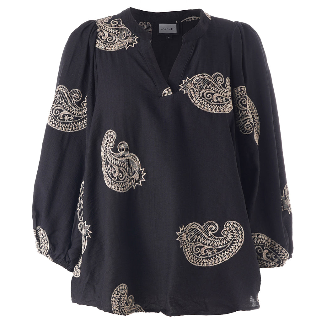 GVilde Blouse Black/Sand