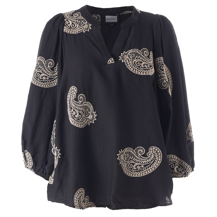 GVilde Blouse Black/Sand