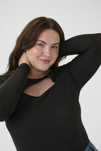 KCriana LS T-Shirt Black Deep