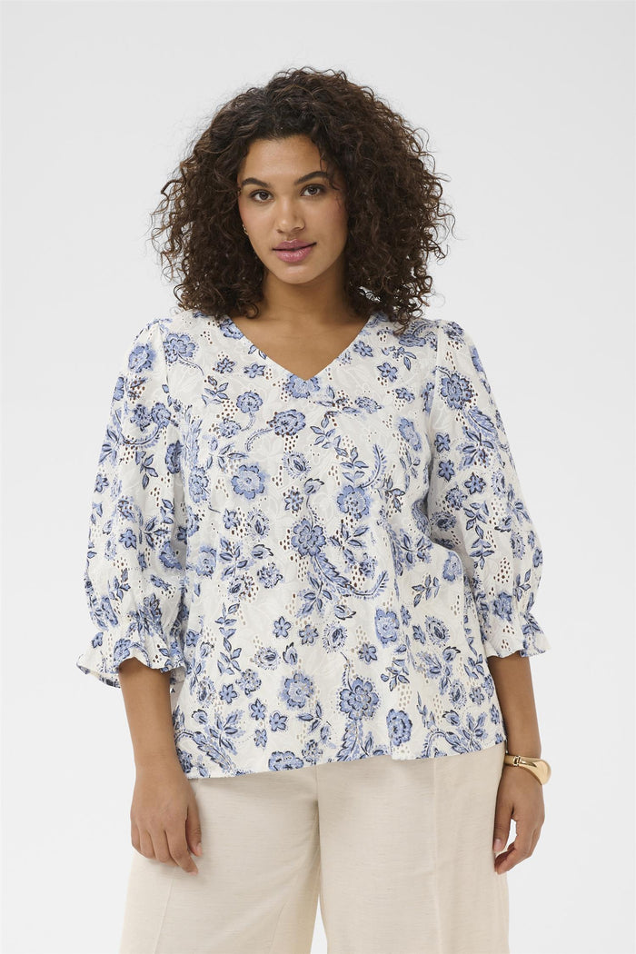 KClula Blouse Chalk Midnight