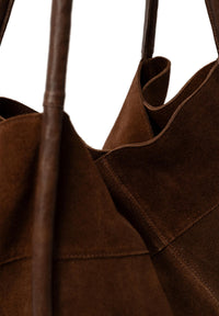 Veske Meno Suede Woodsmoke