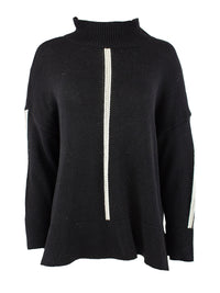 Genser Stripe - Sort
