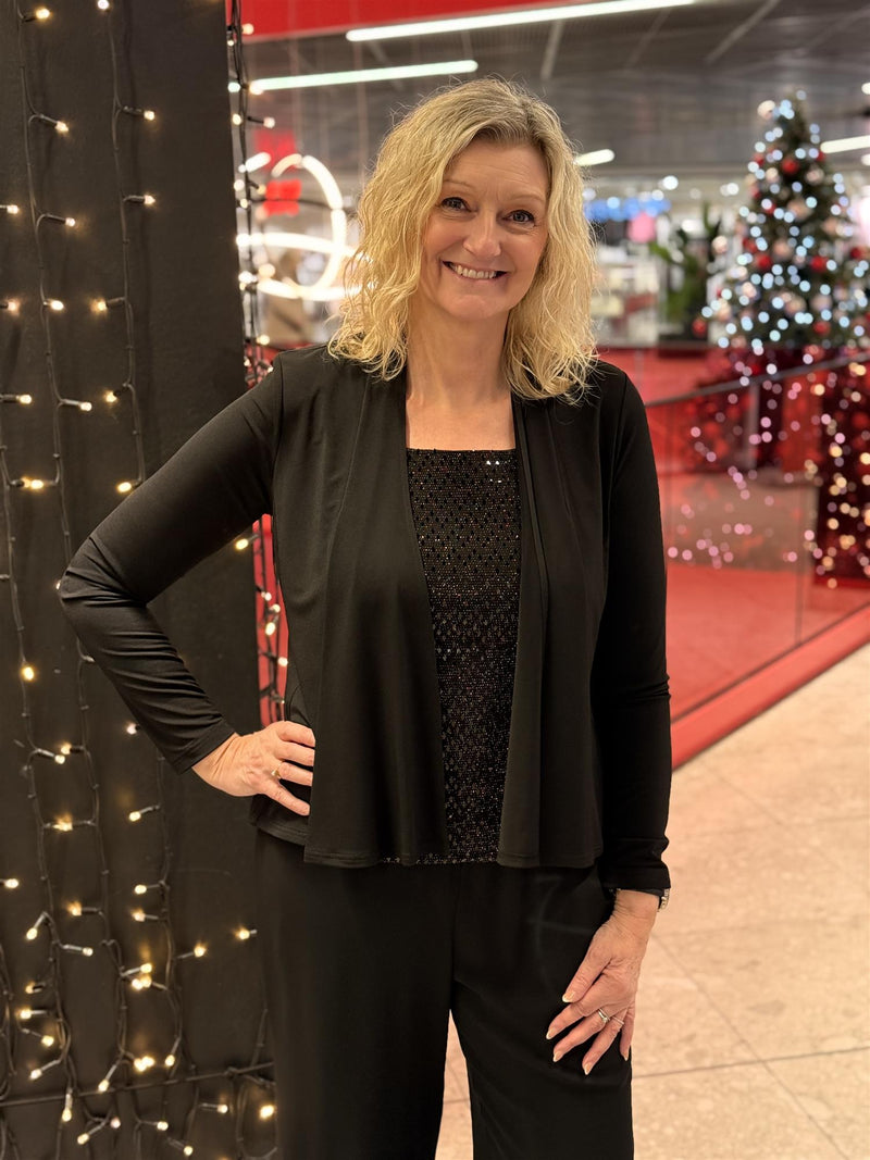 Dressjakke Normal Sort