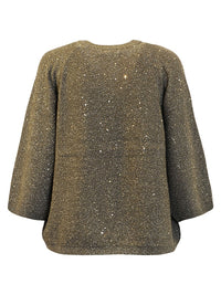 Genser Glitter Ivy Green
