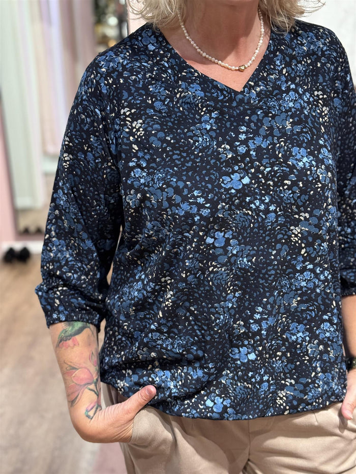 Bluse Sylva Stone True Blue
