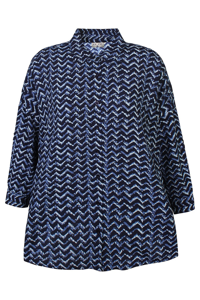 Oversized Shirt Dorthea Navy