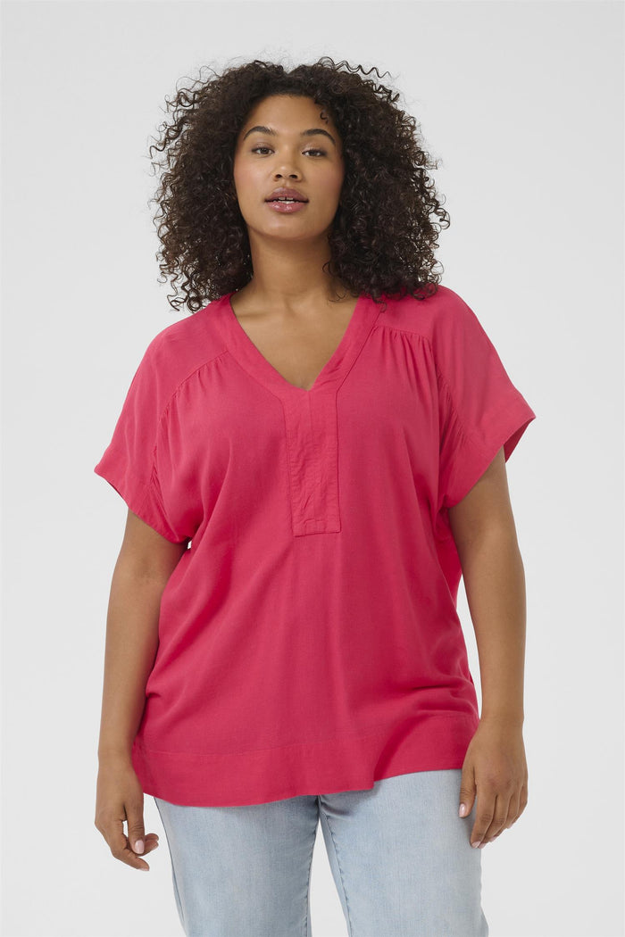 KCmille Wing SL Blouse Rasberry