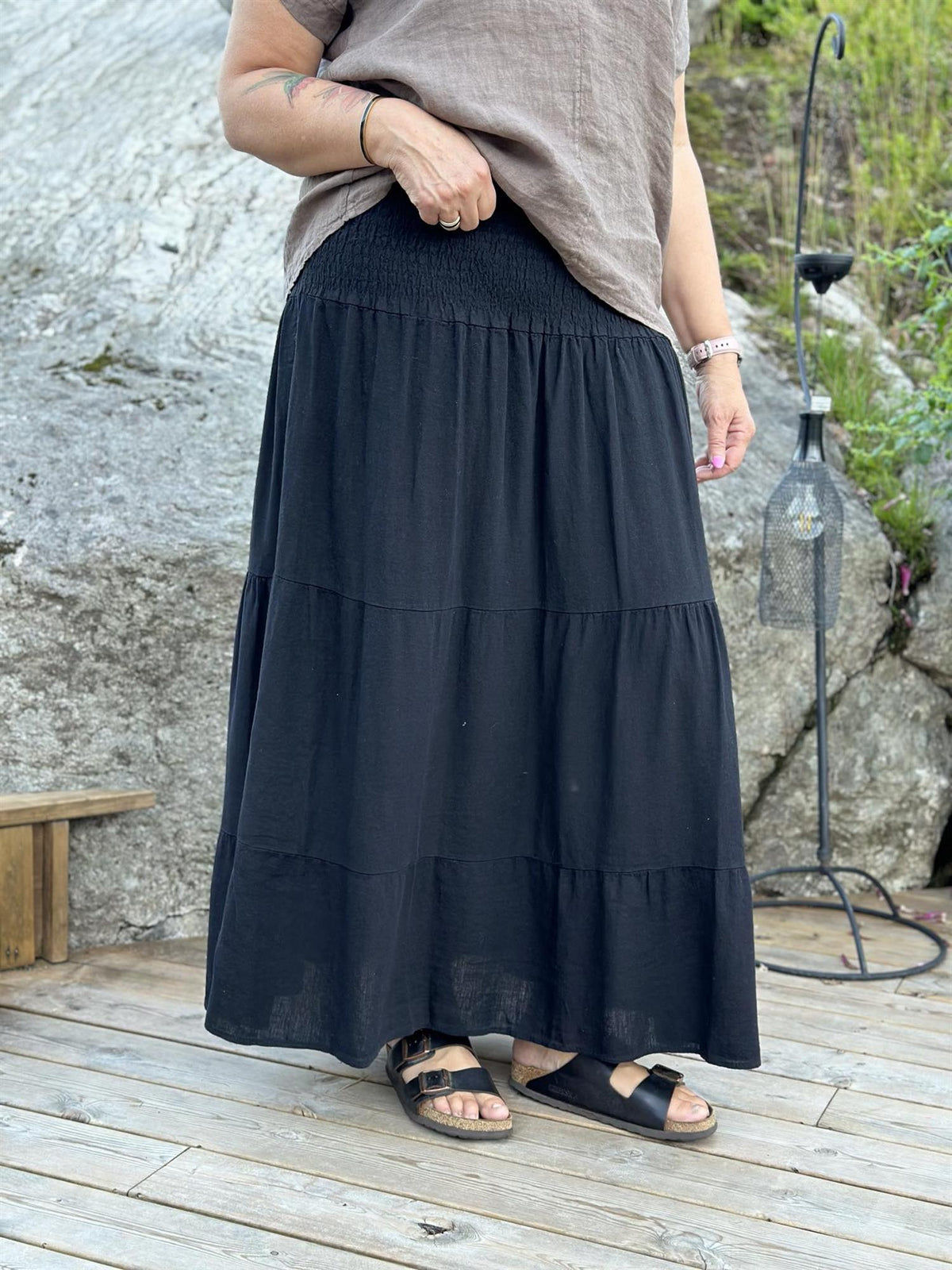 Princess Skirt Solid Black