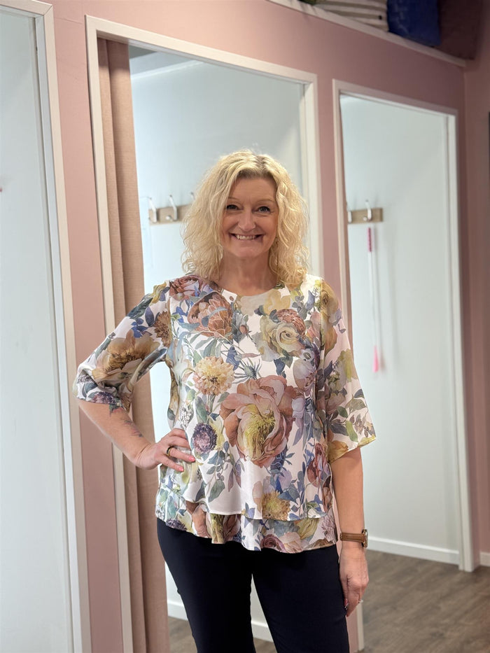 Bluse Selskap Molly Jo Light Blue