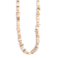 Kort kjede, Nature Beads, beige