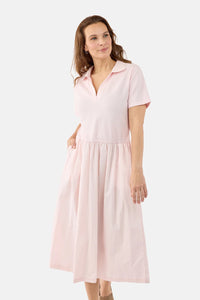 Polo Kjole Lys Rosa