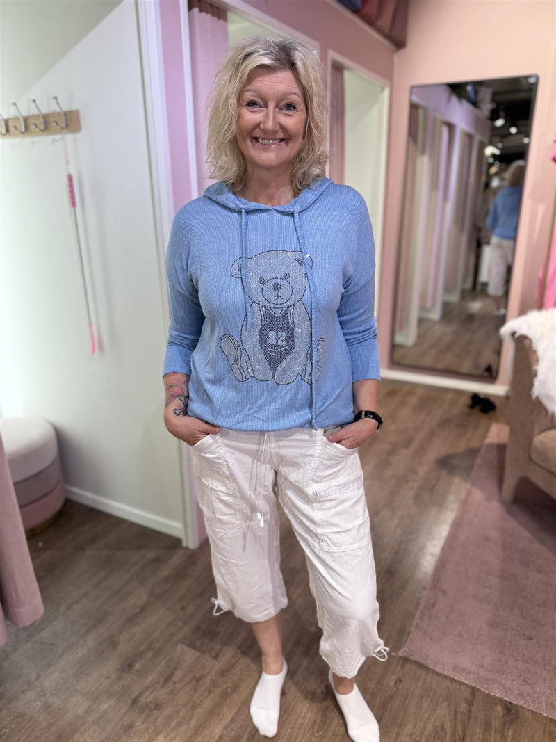Genser Sparkling Bear Blå