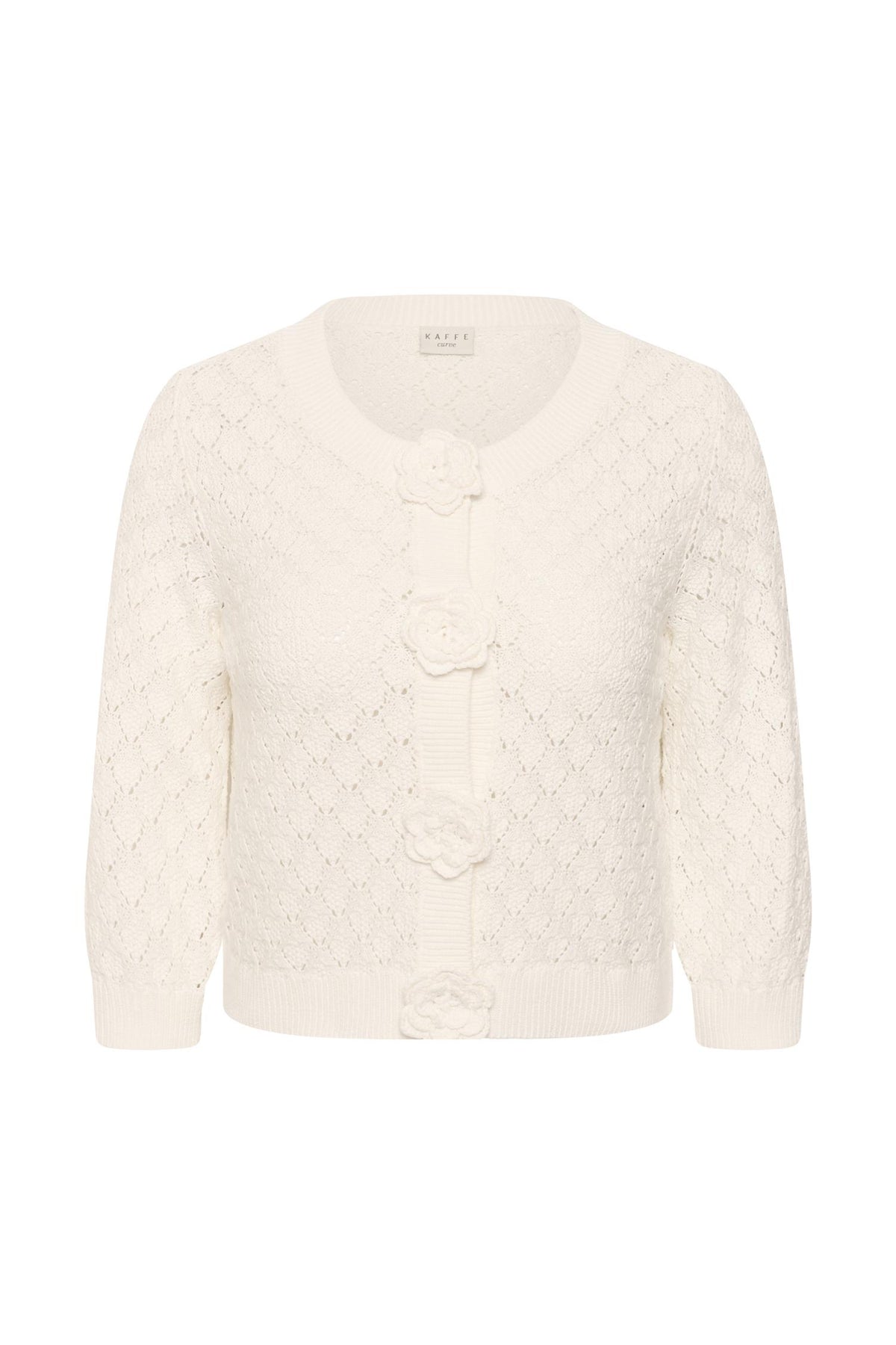KCkathrina Knit Cardigan White