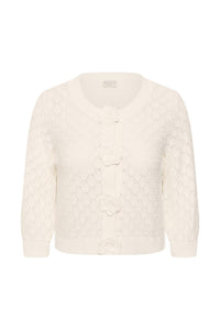 KCkathrina Knit Cardigan White