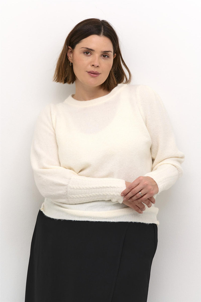 KCamalia Knit Pullover Chalk