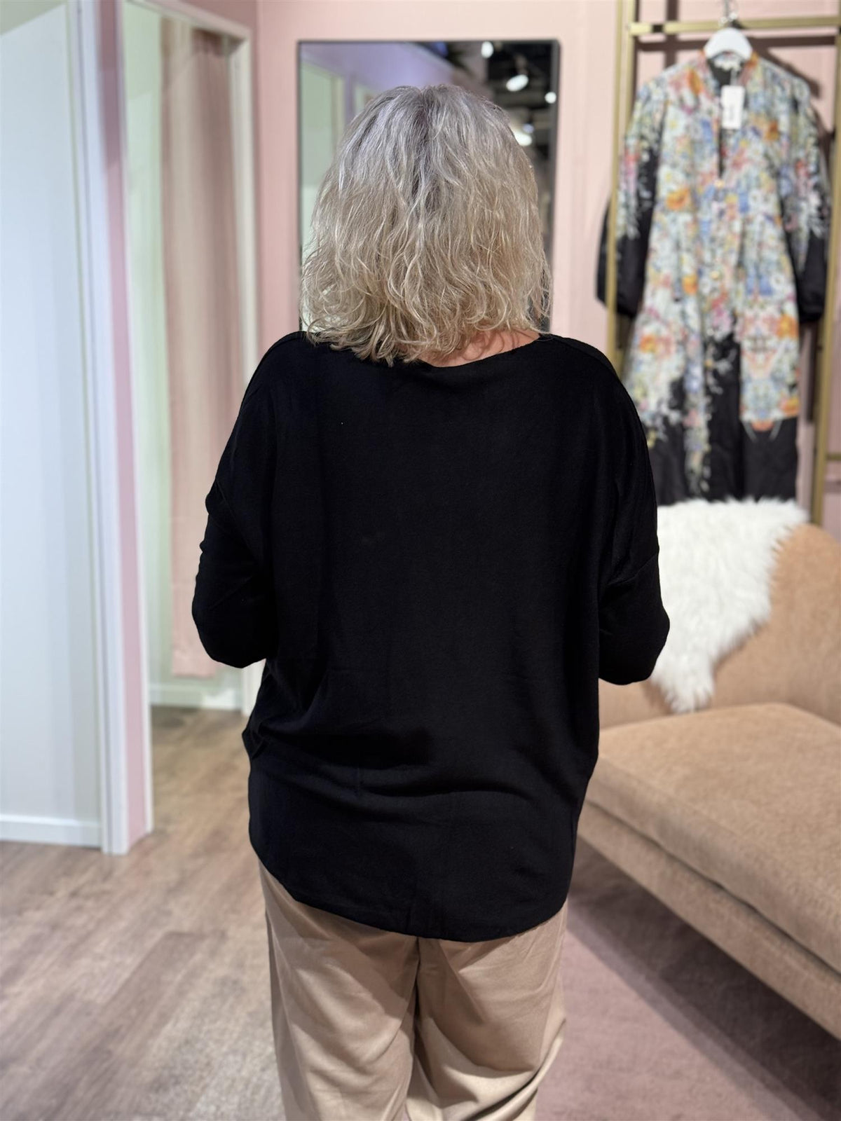 Bluse Peace Black