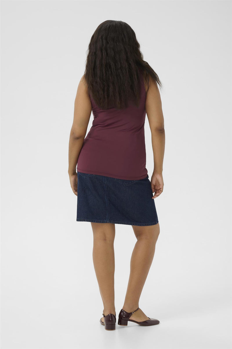 KCerina Jersey Top Windsor Wine