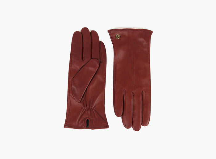 Skinnhanske Celine Burgunder