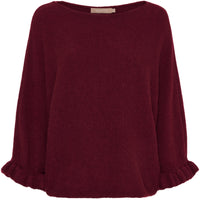 MdcElderflower Knit Bordeaux