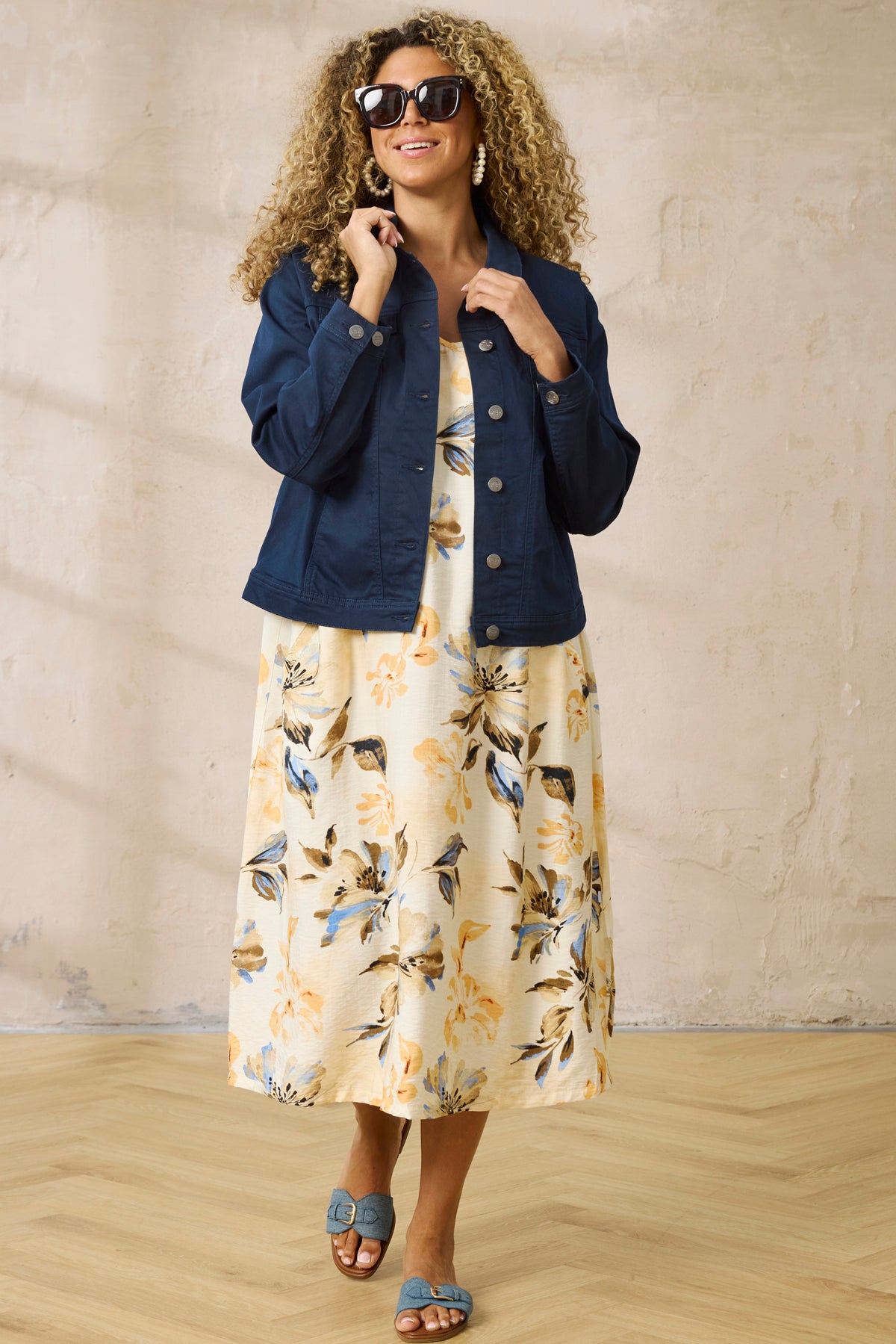 Kjole Freya Navy