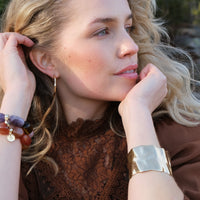 Cuff-armbånd, Sculptured, G
