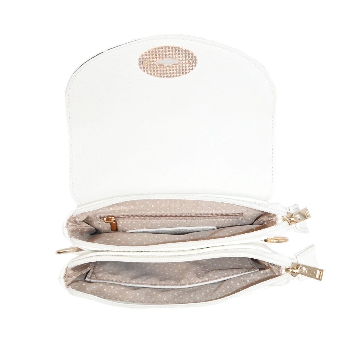 Danielle Mini Clutch Hvit