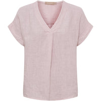 MdcSantina Bluse LIN Rosa