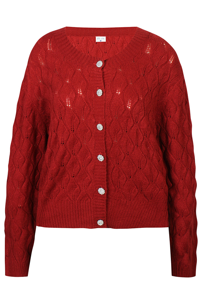 Cardigan Birla Red