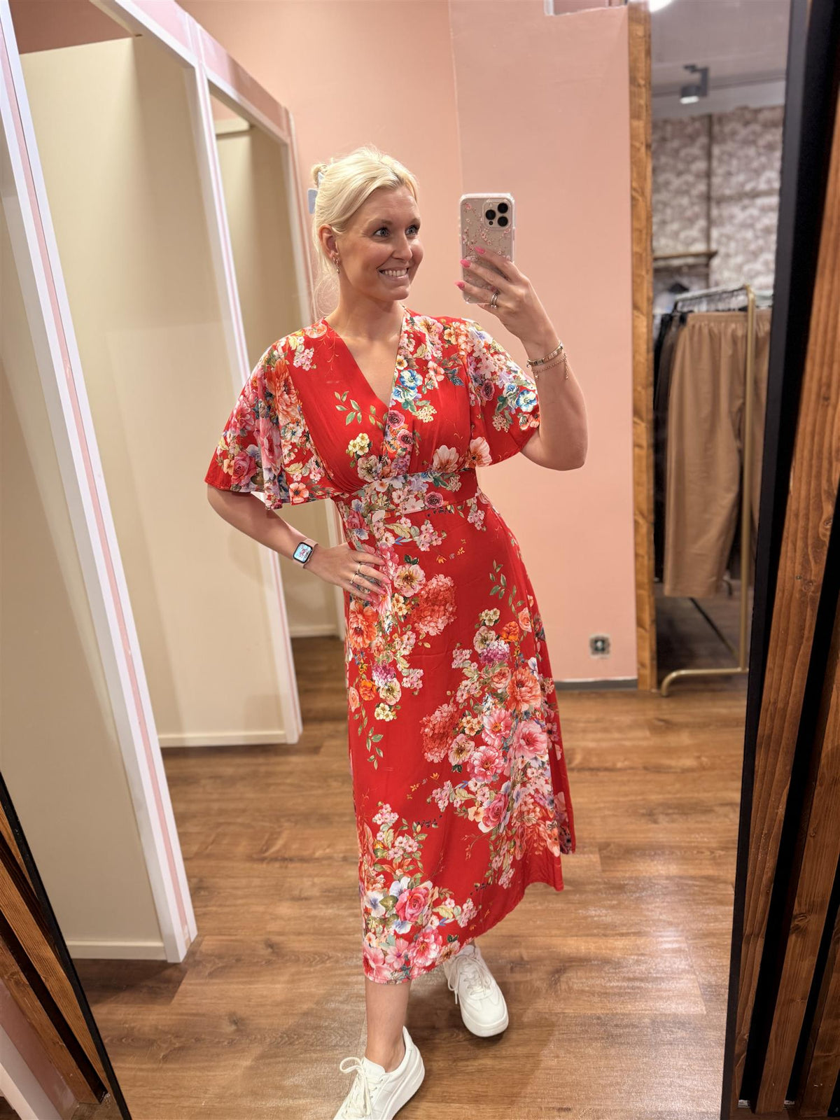 PERNILLE ROSE LONG DRESS Red