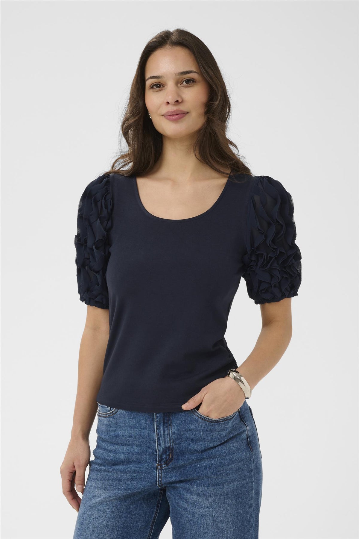 KAlindsay Frill Tshirt